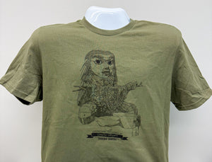Thomas Dambo Trolls Greta Granit Adult Unisex Short Sleeve T-Shirt Green