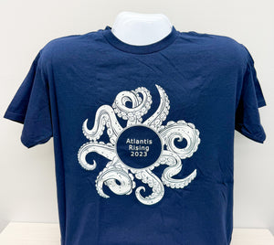 Atlantis RIsing 2023 Navy Short Sleeve T-shirt